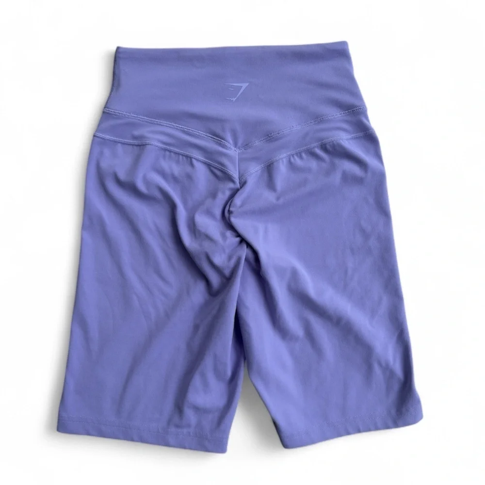 Gymshark Women's High-Waisted Bike Shorts Color Lilac Size XS
